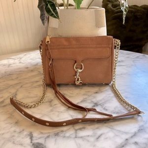 Rebecca Minkoff Mini M.A.C. Bag, Tan Suede